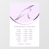 ピラティス側ベンドポーズ |色 ウィンドウサイン (シート)