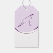 ピラティス側ベンドポーズ |色 ギフトタグ (裏面)