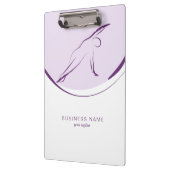 ピラティス側ベンドポーズ |色 クリップボード (左)