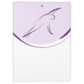 ピラティス側ベンドポーズ |色 クリップボード (裏面)