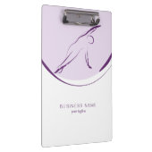 ピラティス側ベンドポーズ |色 クリップボード (右)