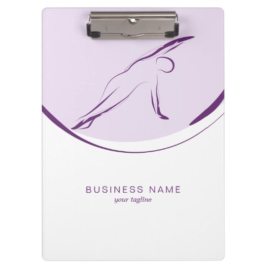 ピラティス側ベンドポーズ |色 クリップボード (正面)