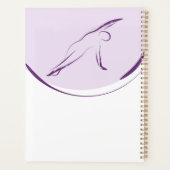 ピラティス側ベンドポーズ |色 プランナー手帳 (裏面)