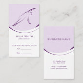 ピラティス側ベンドポーズ |色 予約カード (正面/裏面)