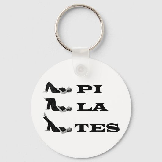 ピラティス姿! キーホルダー (正面)