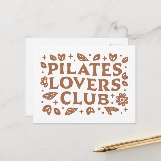 ピラティス愛好家クラブ ポストカード (正面/裏面インサイチュ)
