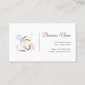 ピラティス文字Gポーズ | モノグラム文字Gピラティス 名刺 (裏面)