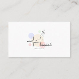 ピラティス文字Hポーズ | モノグラム文字Hピラティス 名刺