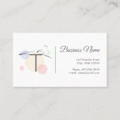 ピラティス文字Tポーズ | モノグラム文字Tピラティス 名刺 (裏面)