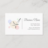 ピラティス文字Yポーズ | モノグラム文字Yピラティス 名刺 (裏面)