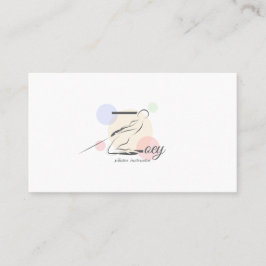ピラティス文字Zポーズ | モノグラム文字Zピラティス 名刺