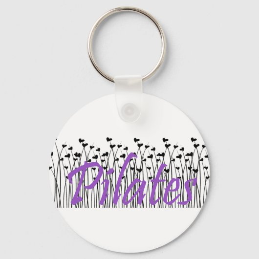 ピラティス方式ファン!贈り物をピラティス キーホルダー (正面)