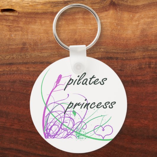 ピラティス方式ファン!贈り物をピラティス キーホルダー (正面)