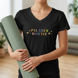 ピラティス美人ワークアウトTシャツ Tシャツ