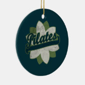 ピラティス花 セラミックオーナメント (右)