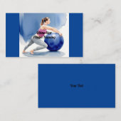 ピラティス訓練 名刺 (正面/裏面)