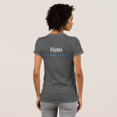 ピラティス100回目のクラス達成おめでとう!記念Tシャツ Tシャツ (裏面フル)