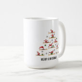 ピラティス サンタ リフォーマー クリスマス コーヒーマグカップ (正面右)