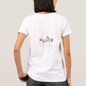 ピラティス サンタ リフォーマー クリスマス Tシャツ (裏面)