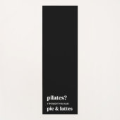 ピラティス？パイ考えとラテを言った ヨガマット (正面)