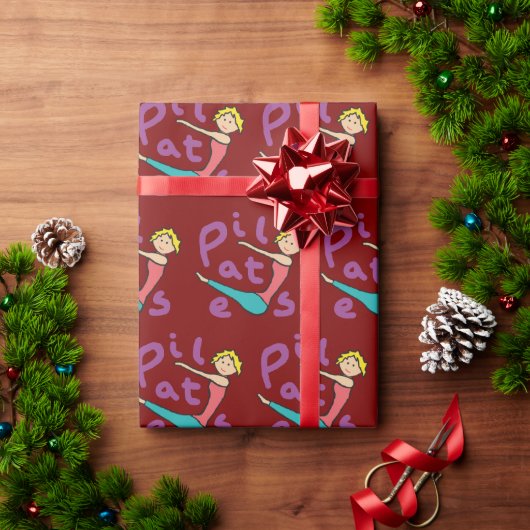ピラティス ラッピングペーパー (クリスマスギフト)