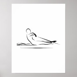 ピラティス – リフォーマーのポスターでボート ポスター