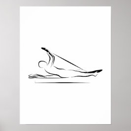 ピラティス – リフォーマーのポスターでボート ポスター