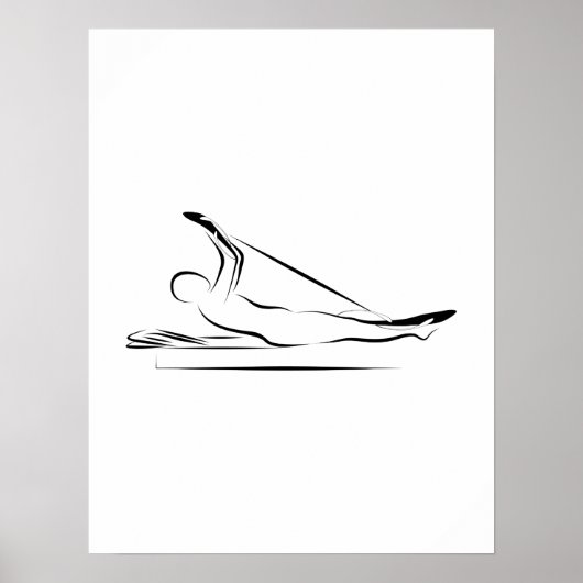 ピラティス – リフォーマーのポスターでボート ポスター (正面)