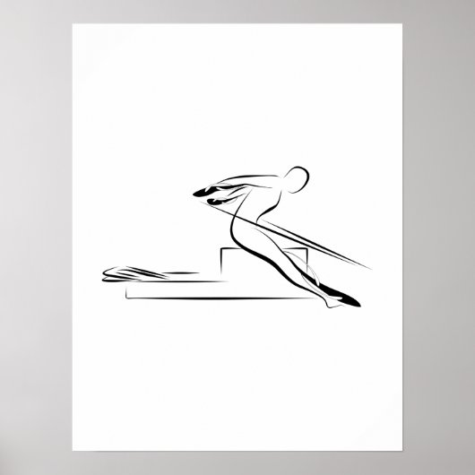 ピラティス – リフォーマーのリバースホース ポスター (正面)