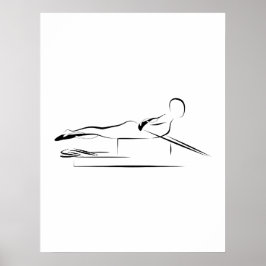 ピラティス – Tリフォーマーを引く ポスター