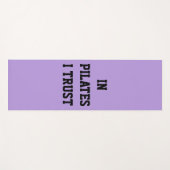 ピラティスIトラストラベンダーエクササイズマット ヨガマット (正面(横))