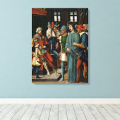 ピラトの前のイエス キャンバスプリント (インサイチュ (ウッドフロア))