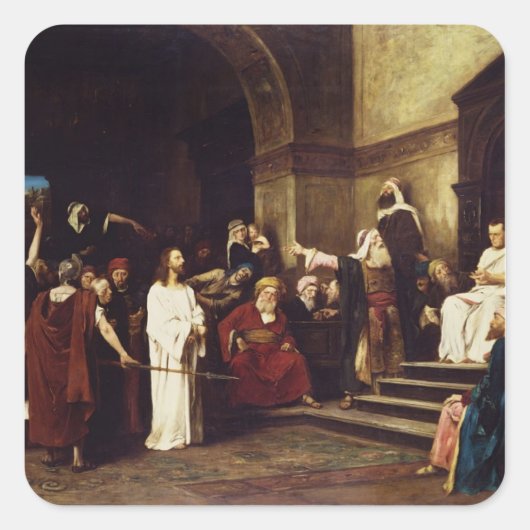 ピラトの前のキリスト スクエアシール (正面)