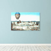 ピラトレデュロージエの熱気室の最初の飛行 キャンバスプリント (インサイチュ (ウッドフロア))