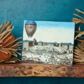 ピラトレデュロージエの熱気室の最初の飛行 フォトプラーク (側面)