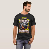 ピラニアのささやき手 捕食魚 Tシャツ (正面フル)