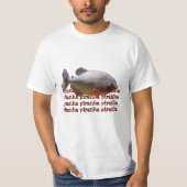 ピラニアの南アフリカの魚の安価の価値ティー Tシャツ (正面)