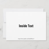 ピラニアの招待状 招待状 (裏面)