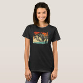 ピラニアの魚 Tシャツ (正面フル)