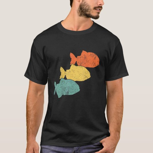 ピラニア釣り Tシャツ (正面)