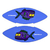 ピラニア魚の漫画 アメリカンフットボール (パネル)