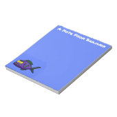 ピラニア魚の漫画 ノートパッド (回転)