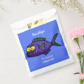 ピラニア魚の漫画 フェイバーバッグ (封をした状態)