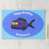 ピラニア魚の漫画 ペーパーパッド (インサイチュ)