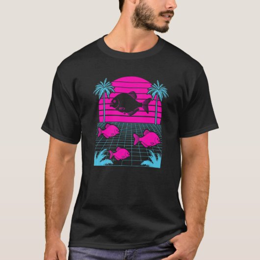 ピラニア・ウィスペラー魚採石場漁業管理 Tシャツ (正面)