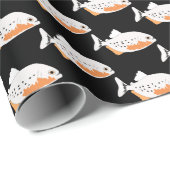 ピラニア・フィッシュ・スイミング ラッピングペーパー (ロールコーナー)