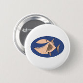 ピラニア・フィッシュ 缶バッジ (正面&裏面)