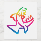 ピラニア ワインラベル (シングルラベル)