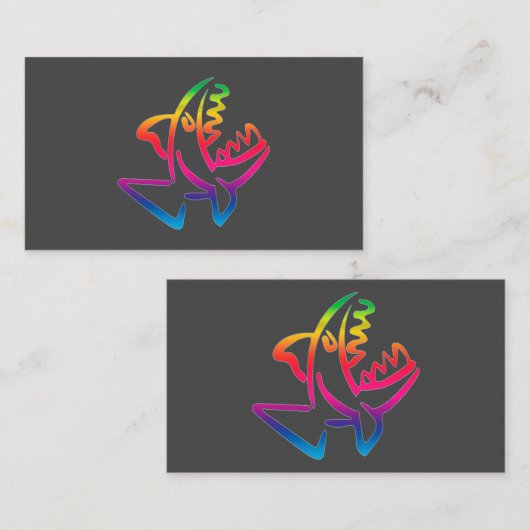 ピラニア 名刺 (正面/裏面)