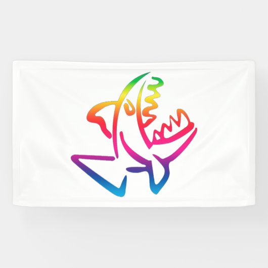 ピラニア 横断幕 (横)